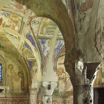 La cripta della basilica di Aquileia.